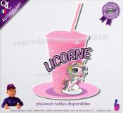 autocollant GRANITE parfum LICORNE sticker