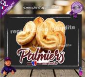 Autocollant PALMIERS au BEURRE TITRE détouré STICKER