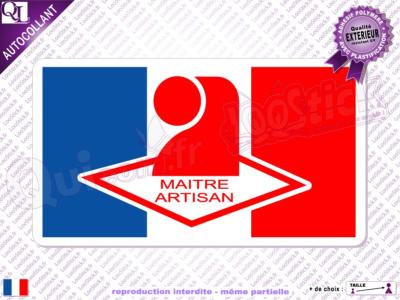 Autocollant MAITRE ARTISAN FRANCE