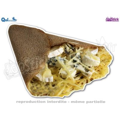 Autocollant Crêpe Fromage