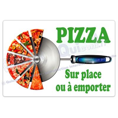 Adhésif Diffusant PIZZA PIZZERIA (ref1)