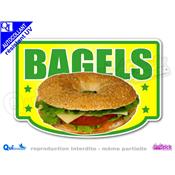 Autocollant BAGELS cadre - couleurs au choix