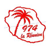 974 LA REUNION Palmier FLUO