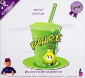 autocollant GRANITE parfum POIRE sticker