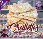 Autocollant OREILLETTES bugnes TITRE sticker