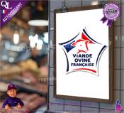 Autocollant VIANDE OVINE FRANCAISE