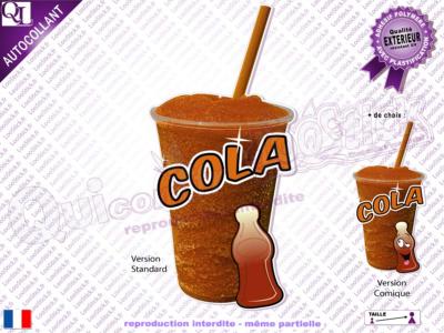 Autocollant GRANITA COLA comique