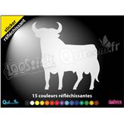 Sticker TAUREAU CAMARGUAIS réfléchissant