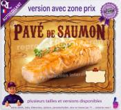 Autocollant PAVE de SAUMON affiche western