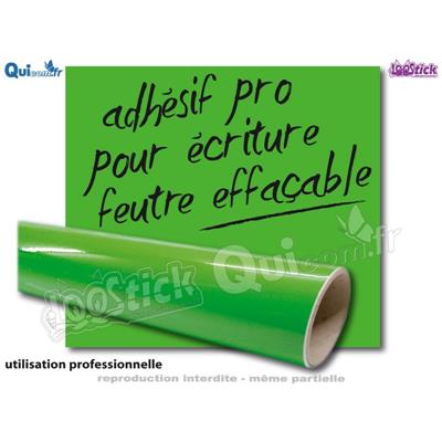 Adhésif Effaçable couleur VERT