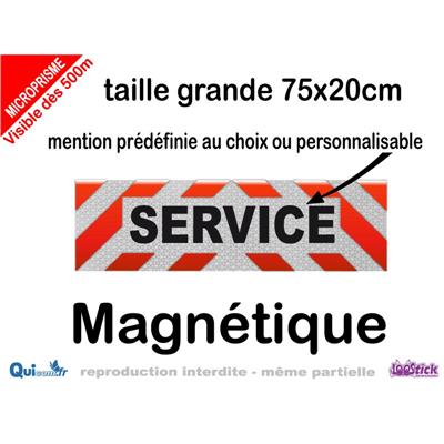 bandeau réfléchissant magnetique classe B microprimes grande