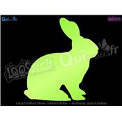 Stickers Lapin (ref4) PHOTOLUMINESCENT