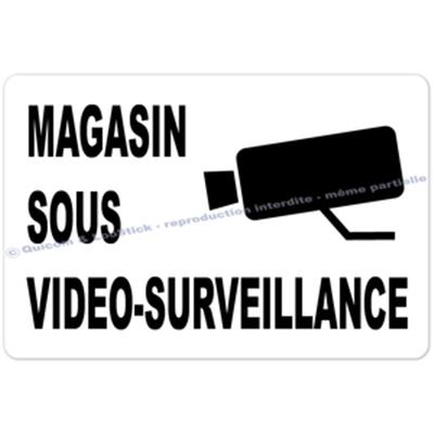 Autocollants Magasin sous Vidéo Surveillance (GM)