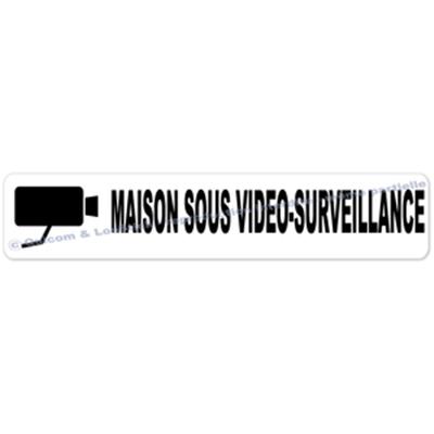 Autocollants Maison sous Vidéo Surveillance (PM)