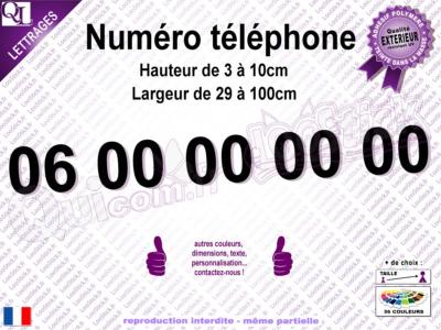 Chiffre Numéro téléphone