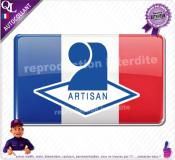 Autocollant ARTISAN FRANCE FRANCAIS