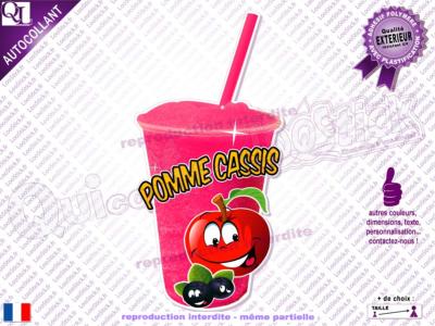 Autocollant GRANITA Pomme Cassis