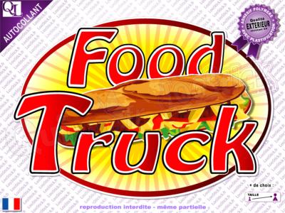 Autocollant Food Truck Déco AMERICAIN