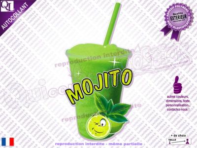 Sticker autocollant GRANITA MOJITO résistant UV