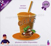 autocollant GRANITE parfum CAFE sticker