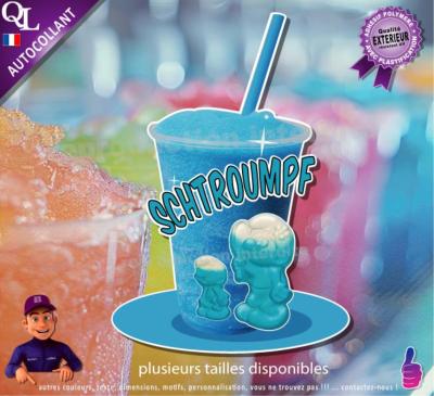 autocollant GRANITE parfum SCHTROUMPF sticker