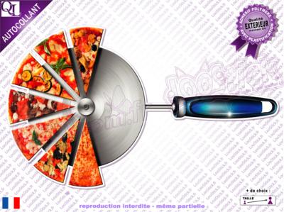 Autocollant ROULETTE part Pizza