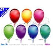 autocollant BALLON couleur