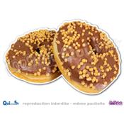 Autocollant Donuts Choco Pralines (ref2)