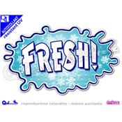 Sticker autocollant FRESH bulle comique rsistant UV