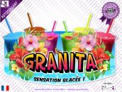 sticker GRANITA FLEURS HIBISCUS SENSATION GLACEE