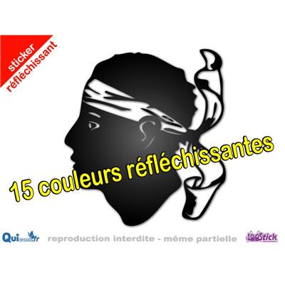 Sticker Tête Corse REFLECHISSANT
