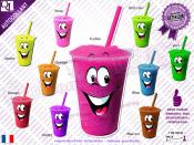 Autocollant GRANITA couleur (ref1) Comique