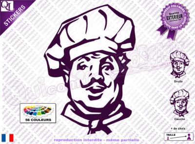 Stickers CHEF Cuisinier (ref4)