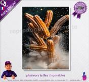 CHURROS poster photo adhésif  ref 1