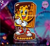 Autocollant GAUFRE COMIQUE