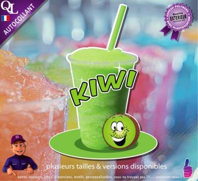 autocollant GRANITE parfum KIWI sticker