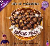 PANCARTE PLV PVC MARRONS CHAUDS ruban forain