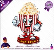 Autocollant POP CORN COMIQUE ref1