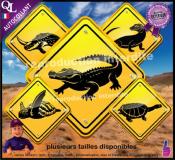 Autocollant PANNEAU AUSTRALIE tortues reptiles