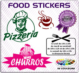 FOOD STICKERS