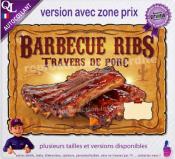 Autocollant BARBECUE RIBS affiche western