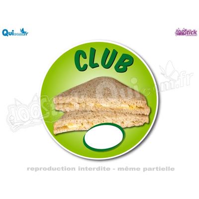 Autocollant Stick'Tarif Club Poulet Oeuf