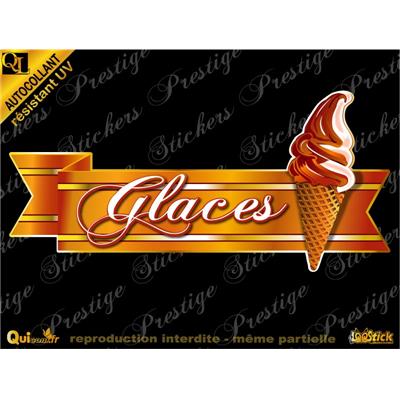 sticker Prestige GLACE RUBAN MARRON résistant UV