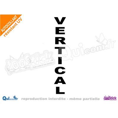 lettrage adhesif vertical dimensions prédéfinies
