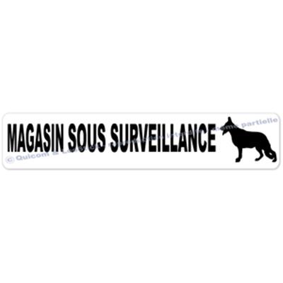 Autocollants Magasin sous Surveillance Canine (PM)