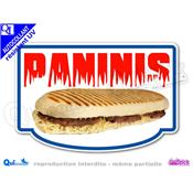 Autocollant PANINIS cadre 5 couleurs au choix