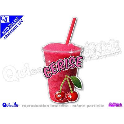 Sticker autocollant GRANITA CERISE résistant UV