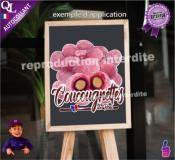 Autocollant COUCOUGNETTES de PAU TITRE sticker