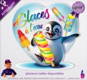Autocollant GLACES à l'EAU pingouin 1