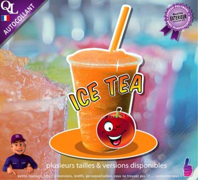 autocollant GRANITE parfum ICE TEA sticker